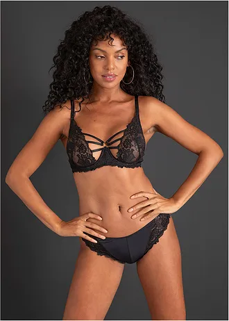 Bh met beugels, Kleur: zwart