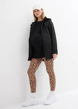 Těhotenská/nosící softshellová bunda, nastavitelná šířka • černá • bonprix obchod