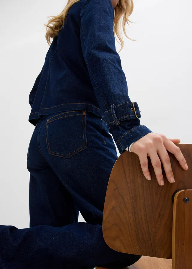 Spijkerjasje in trenchlook • nachtblauw denim • product-page.page-title-suffix
