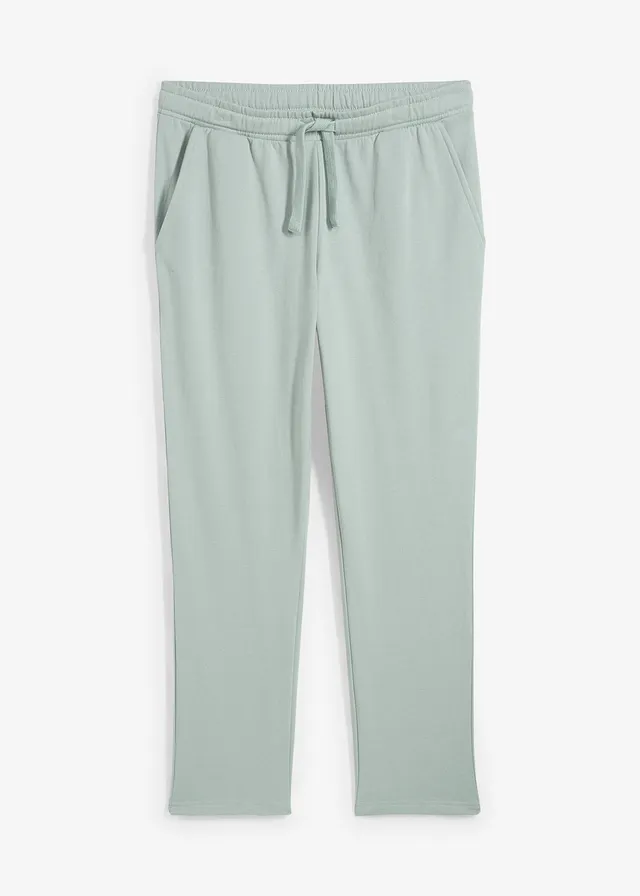 Joggingbroek, regular fit, Kleur: grijsgroen