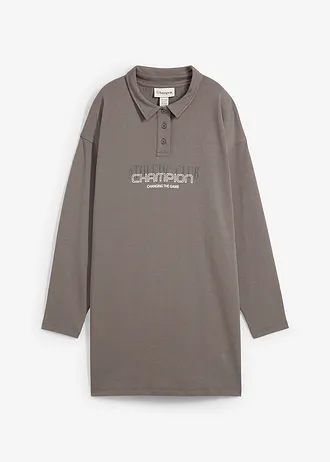 Sweatjurk van katoen • rookgrijs • bonprix online shop