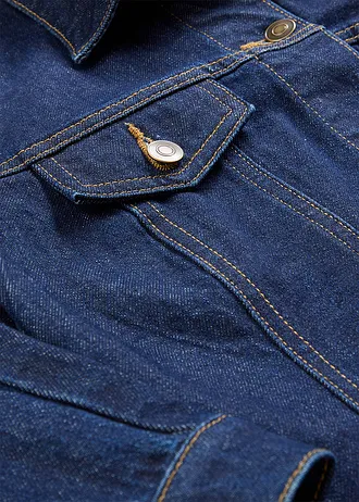 Džínová bunda, vypasovaná • tmavě modrý denim • bonprix obchod