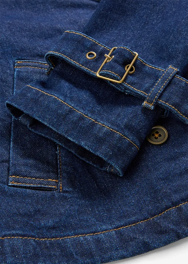 Spijkerjasje in trenchlook • nachtblauw denim • product-page.page-title-suffix