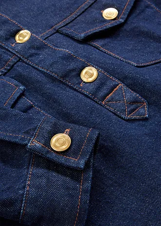 Džínové šaty • sytě modrý denim unwashed • bonprix obchod