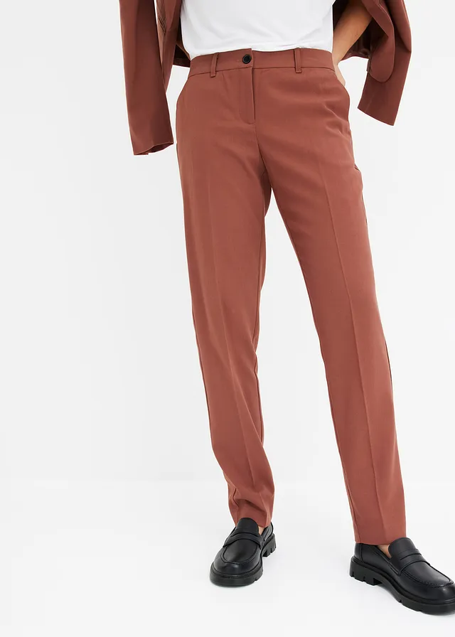 Pantalon de tailleur à pinces • marron fumé • product-page.page-title-suffix