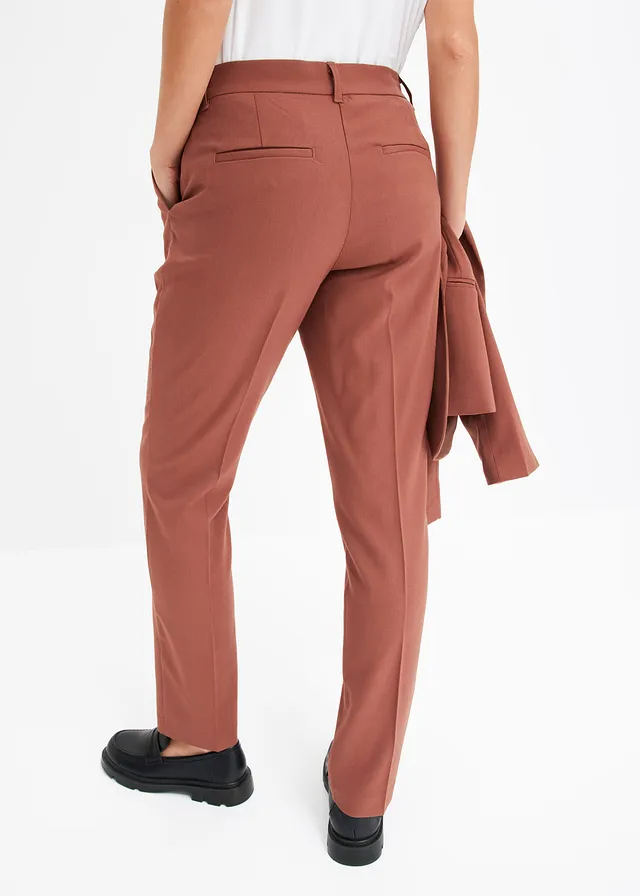 Pantalon de tailleur à pinces • marron fumé • product-page.page-title-suffix