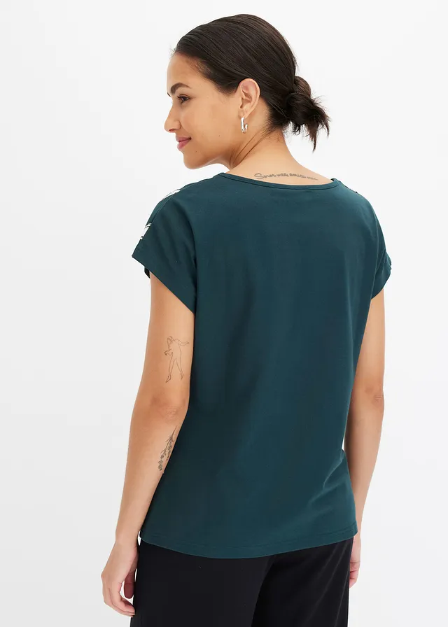 T-shirt • vert profond floral • product-page.page-title-suffix