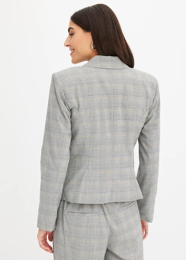 Glencheck blazer • zwart-sand geruit • product-page.page-title-suffix