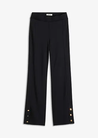 Jersey broek met knopen