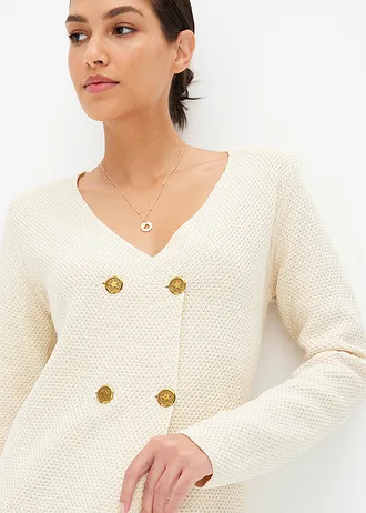 Blazer en maille • ecru • Boutique bonprix