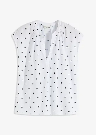 Henley shirt met korte mouwen