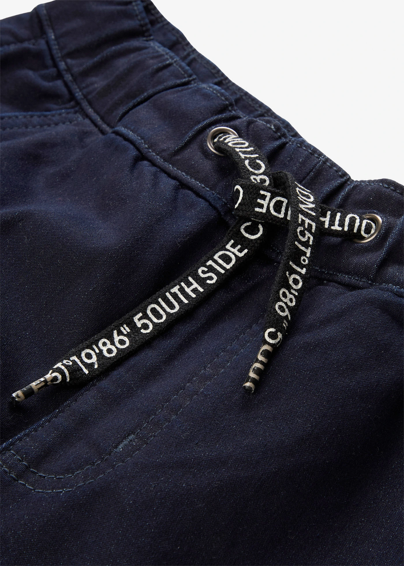 Mikinové džínsy s pohodlným pásom, stredá výška pásu • nočná modrá denim • obchod bonprix