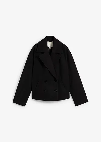 Caban aspect laine • noir • Boutique bonprix