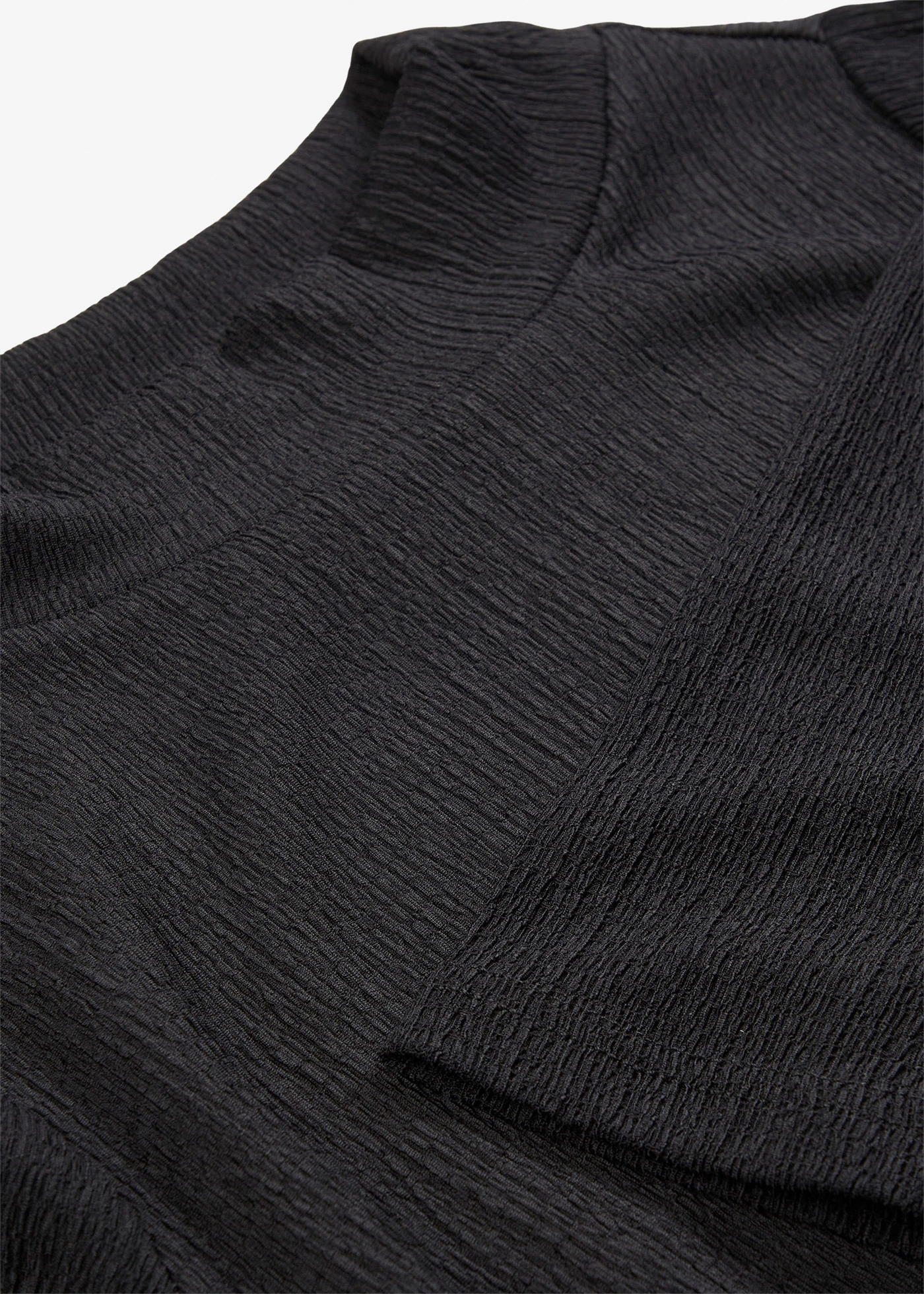 Longsleeve van crêpe • zwart • bonprix online shop