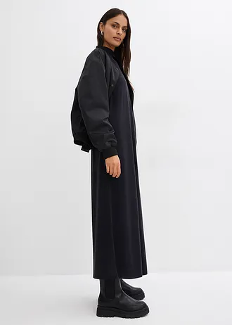 Maxi jurk in een zachte modalmix • zwart • bonprix online shop