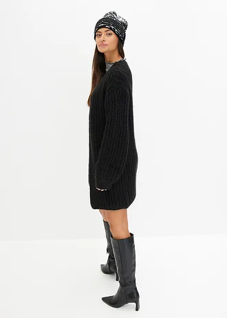 Grof gebreid vest • zwart • bonprix online shop