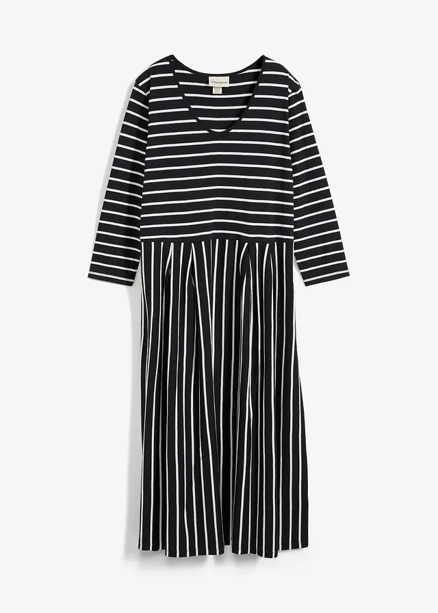 Rochie midi din jerse din bumbac