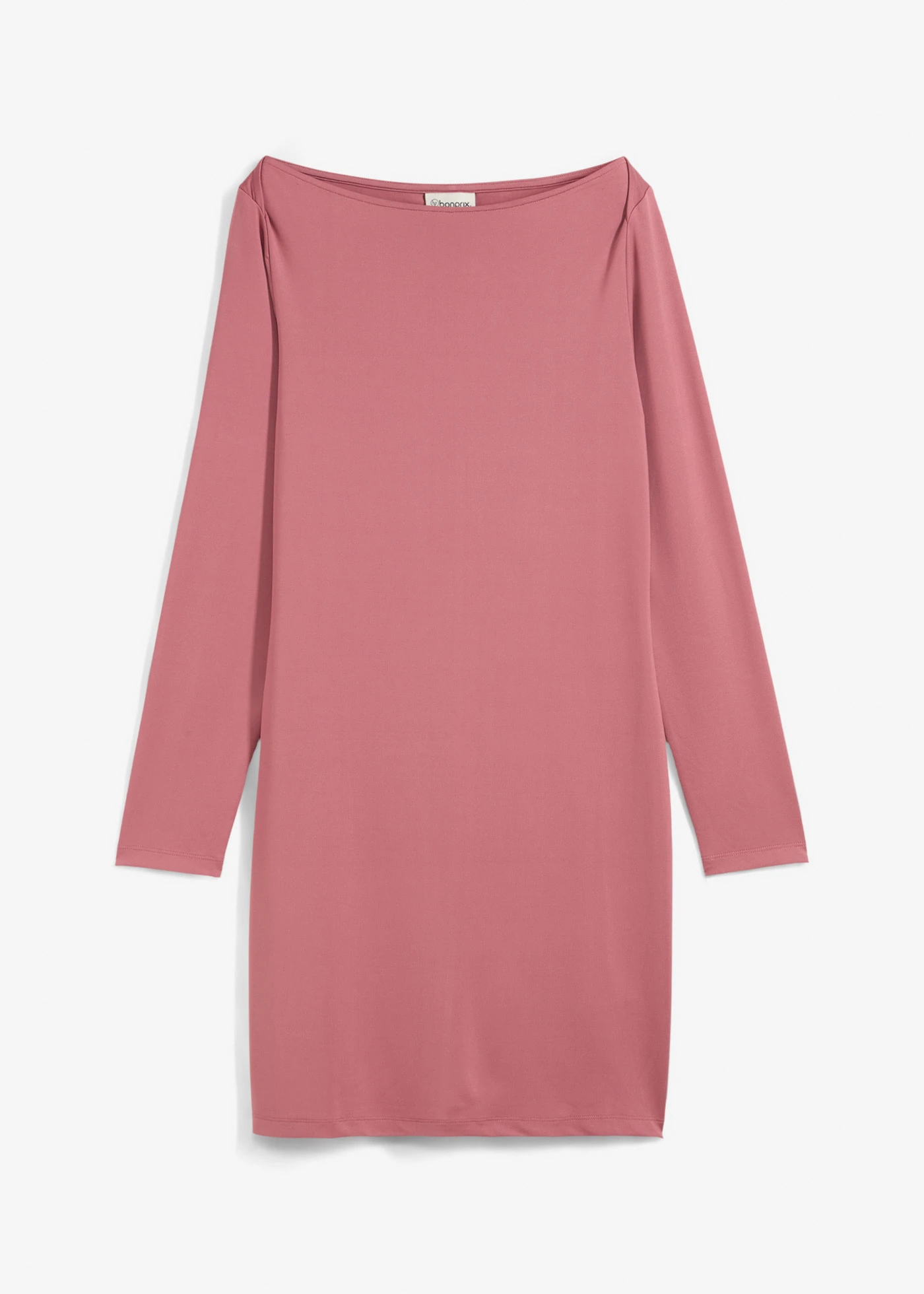 Sukienka z miękko lejącego dżerseju • kremowy jeżynowy • bonprix obchod