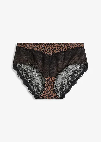 Chilot panty maxi cu dantelă fină