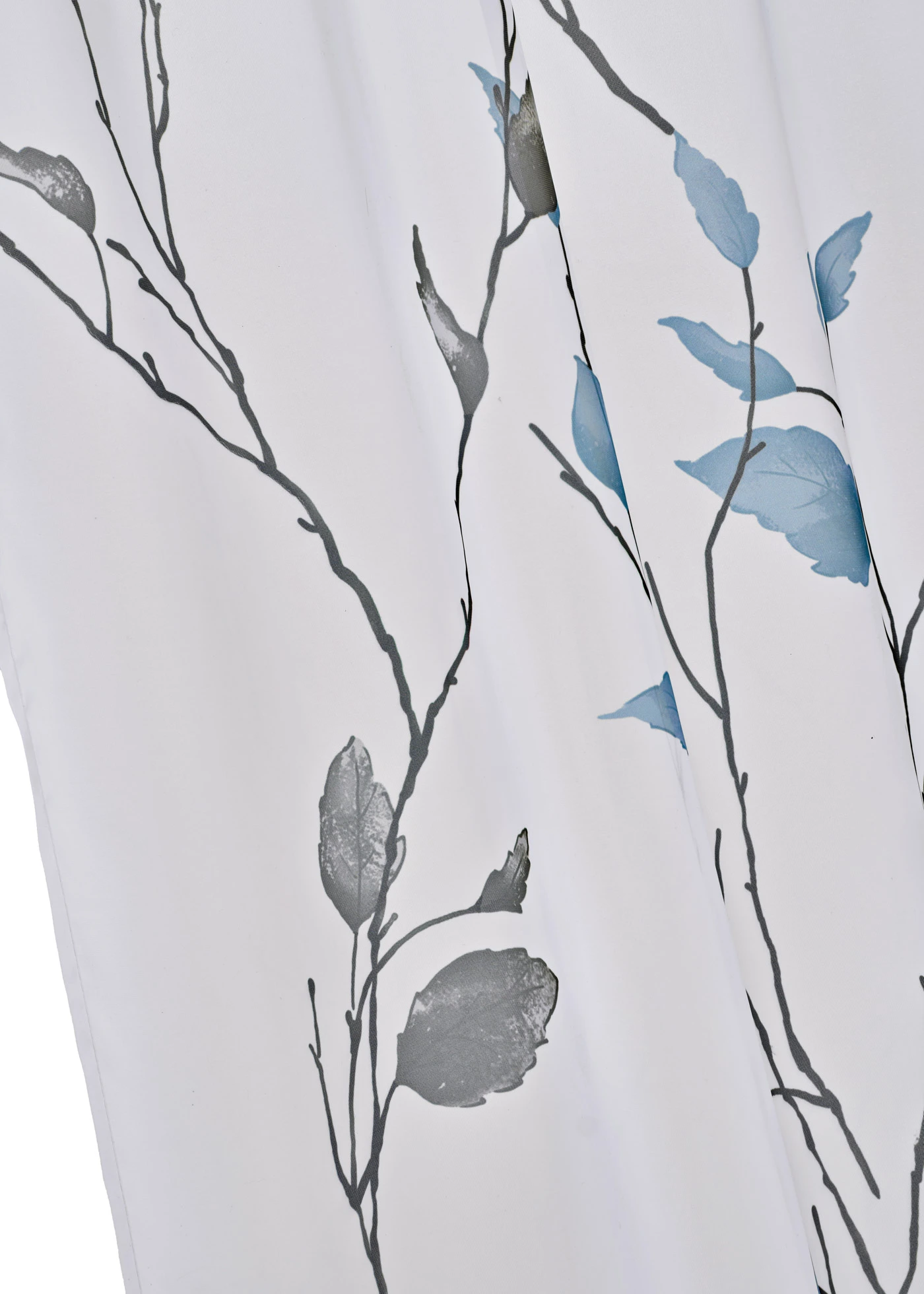 Voilage en tissu léger (1 pce) • blanc-bleu-gris floral • Boutique bonprix