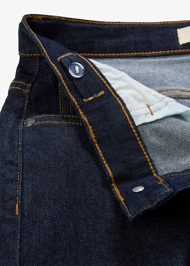 Wide leg jeans mid waist • nachtblauw denim • product-page.page-title-suffix