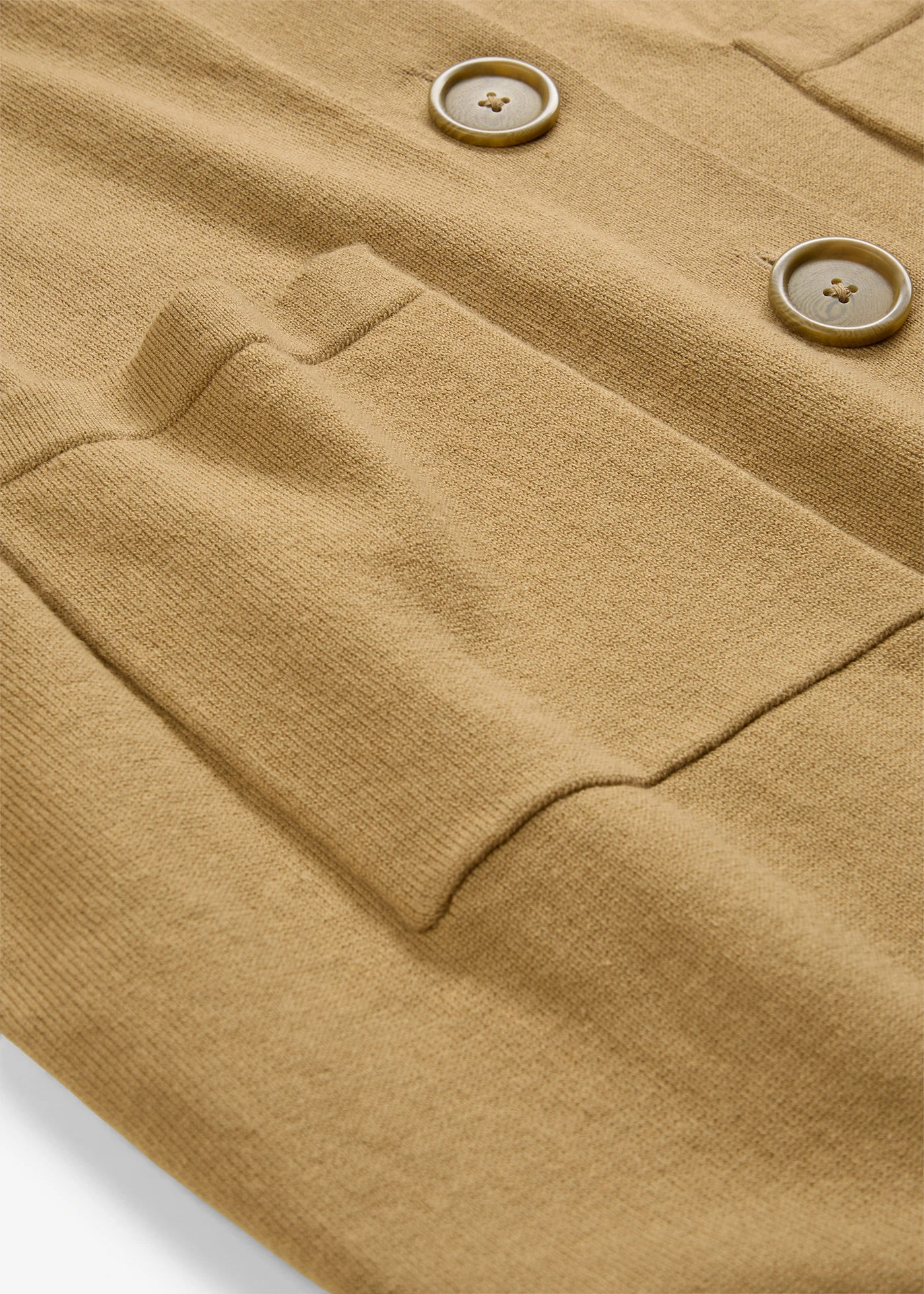 Kort fijngebreid vest • kakibruin • bonprix online shop