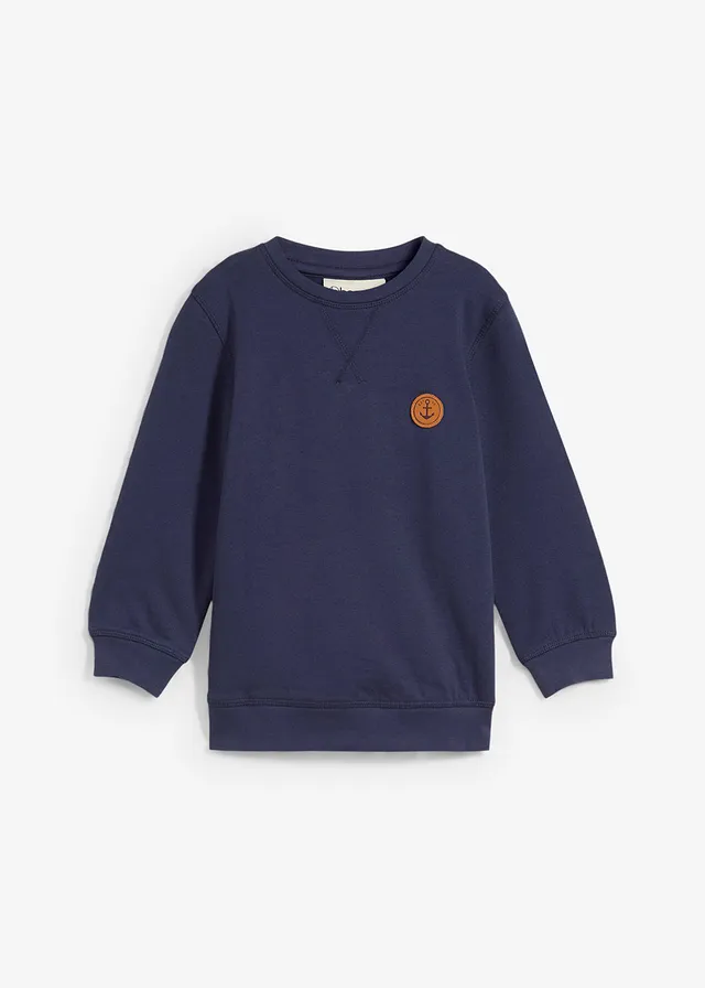 Sweat-shirt, Couleur: bleu foncé