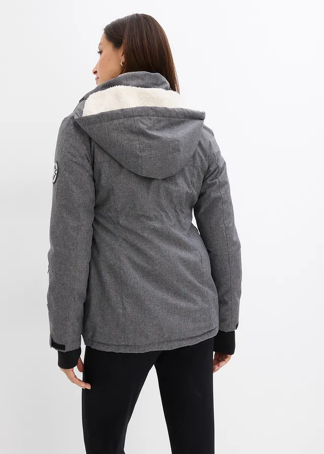 Veste de grossesse/portage 3en1 douillette • gris ardoise chiné • product-page.page-title-suffix