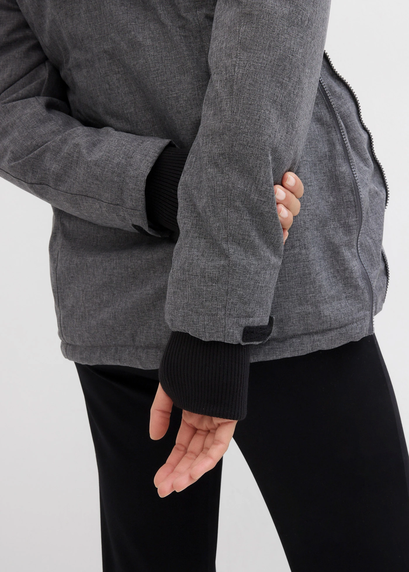 Pohodlná těhotenská a nosicí bunda 3 v 1 • břidlicově šedý melír • bonprix obchod