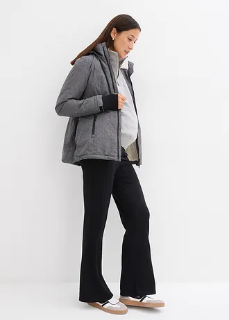 Pohodlná těhotenská a nosicí bunda 3 v 1 • břidlicově šedý melír • bonprix obchod