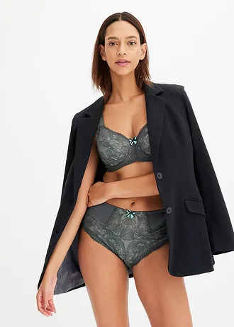 Sutien minimizer cu arcuri • antracit-gri-verde • magazin bonprix