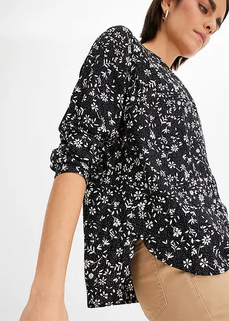 Blouse • zwart/wolwit • bonprix online shop