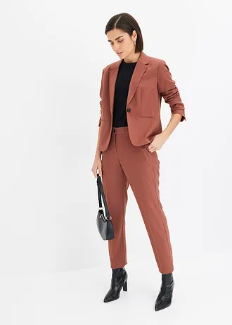 Blazer à poches passepoilées • marron fumé • Boutique bonprix