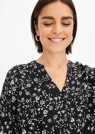 Blouse • zwart/wolwit • bonprix online shop