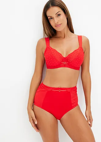 Tailleslip, Kleur: aardbeirood