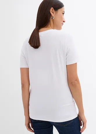 Zwangerschapsshirt (set van 2), Kleur: zwart/wit