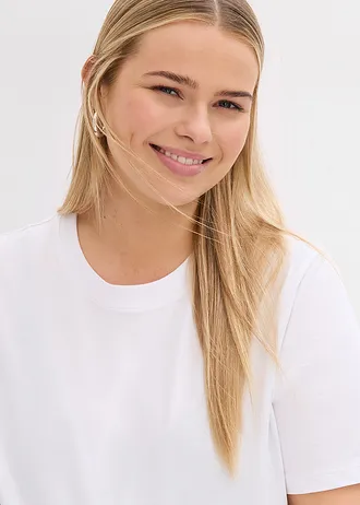 Zwangerschapsshirt (set van 2), Kleur: zwart/wit