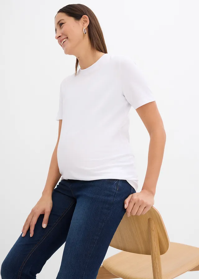 Lot de 2 T-shirts de grossesse en coton • noir / blanc • product-page.page-title-suffix