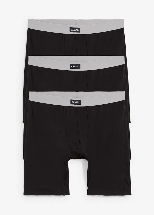 Chilot boxer lung strâmt (set/3 buc.)