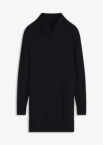 Dlouhý svetr • černá • bonprix obchod