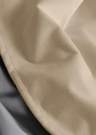 Draperie opacă termoizolantă cu suprafață catifelată (1 buc.) • nisipiu • magazin bonprix