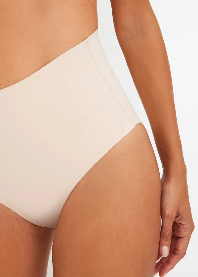 Naadloze slip, licht corrigerend, ultra light ( set van 2) • mat beige • product-page.page-title-suffix