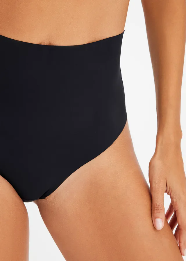 Naadloze slip, licht corrigerend, ultra light ( set van 2), Kleur: zwart
