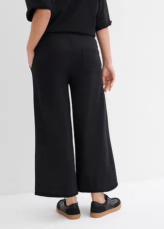 Pantalon 7/8 en sweat • noir • Boutique bonprix