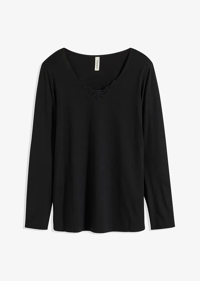 Pyžamové tričko z viskózy