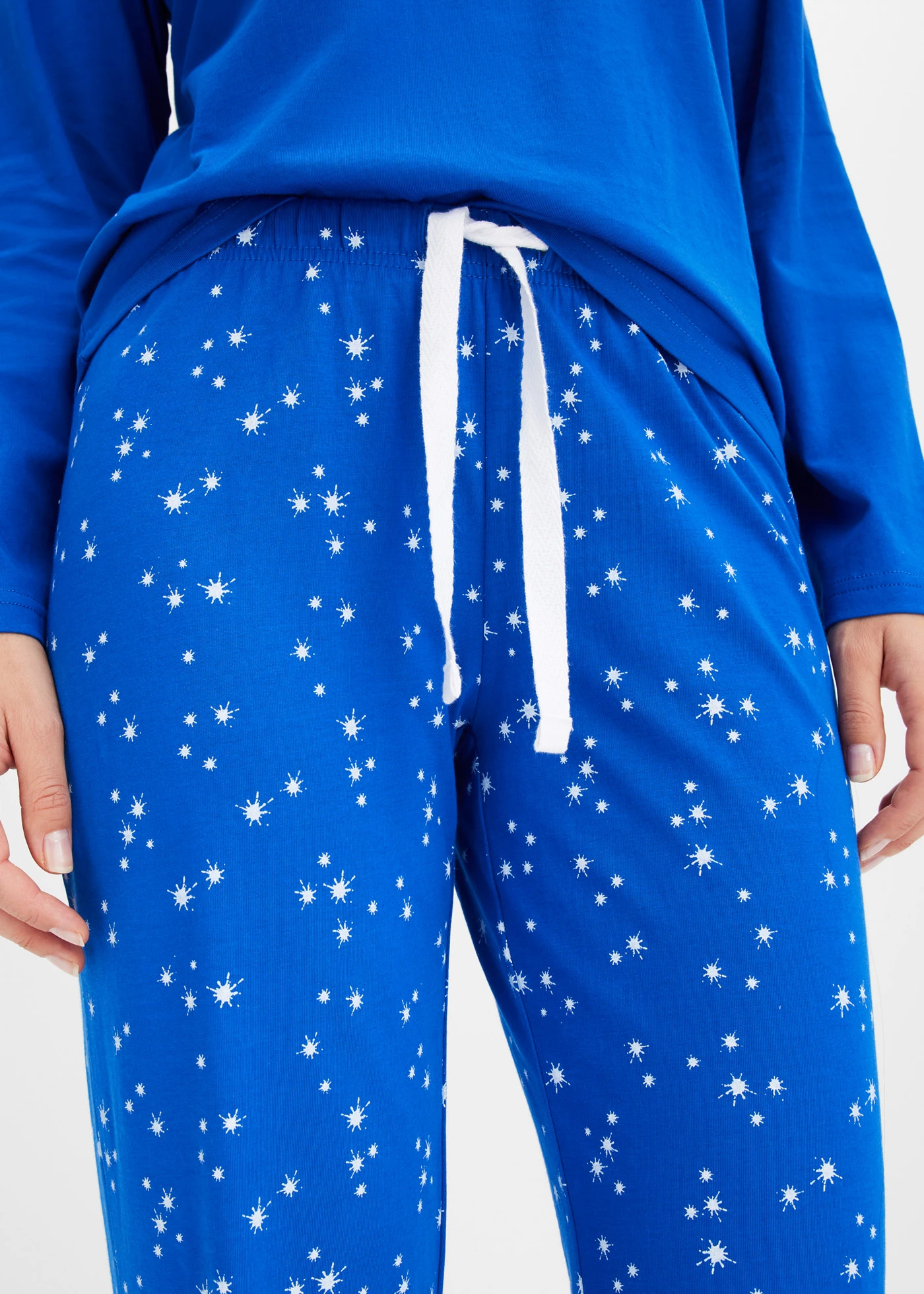 Pyjama (2-dlg.) • arctisch blauw gedessineerd • bonprix online shop