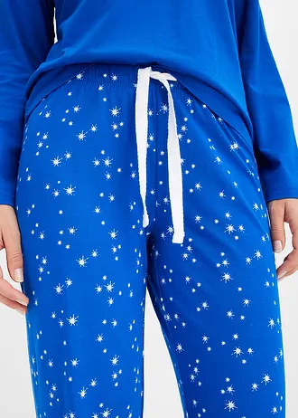 Pijama • albastru arctic cu imprimeu • magazin bonprix