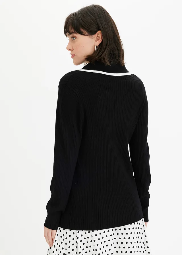 Vest • zwart/wolwit • product-page.page-title-suffix