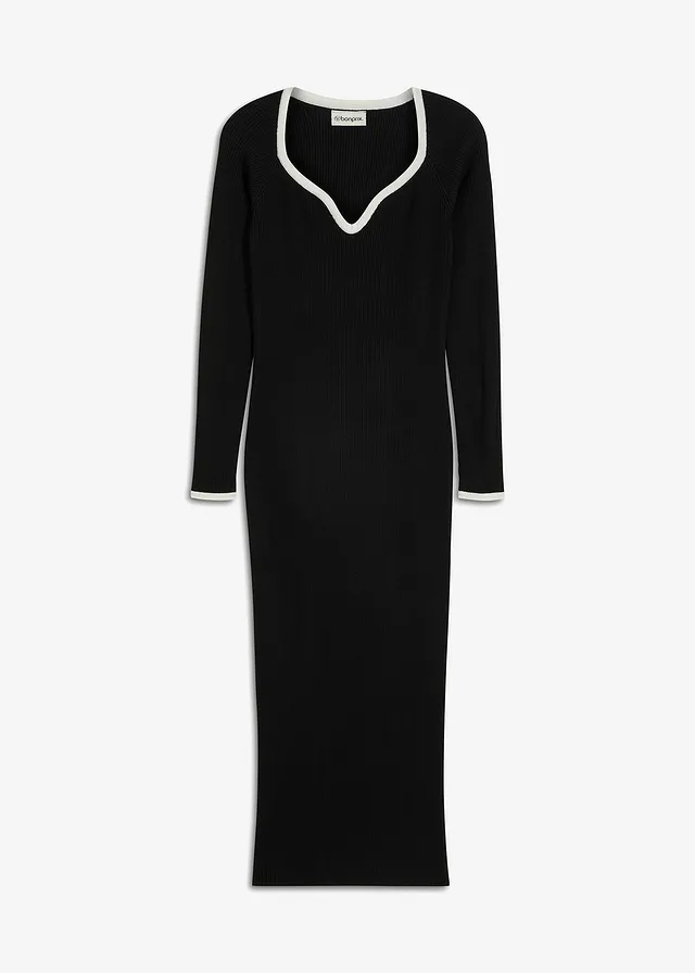 Rochie tricotată, croită cambrat