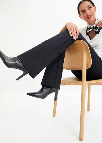 Pantalon confortable en Punto di Roma • noir • Boutique bonprix